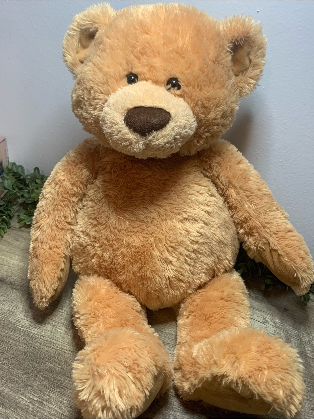 Gund Maxie Classic Light Tan Plush Teddy Bear Stuffed Animal 24”